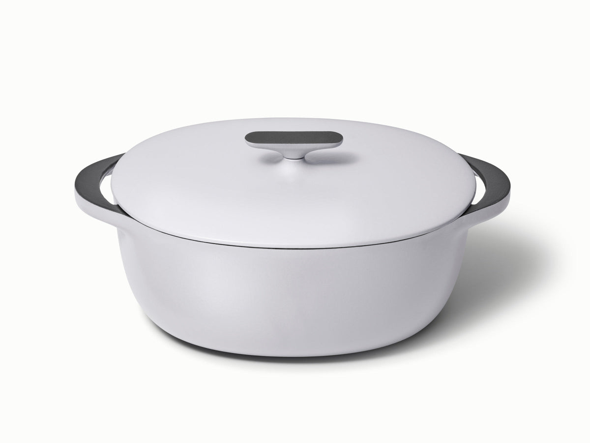 8 qt Enameled Cast Iron Oval Dutch Oven