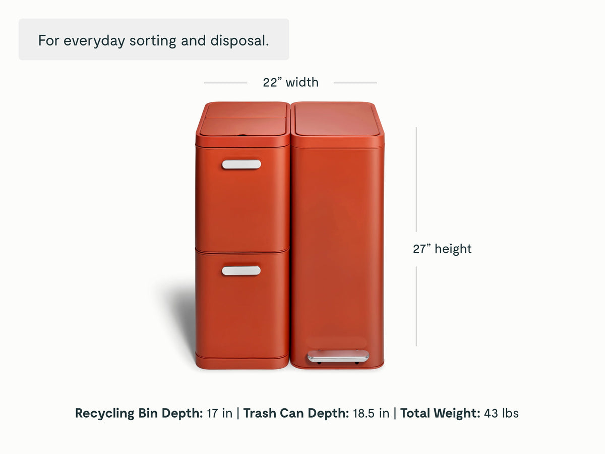 Trash & Recycling Duo (Slim)