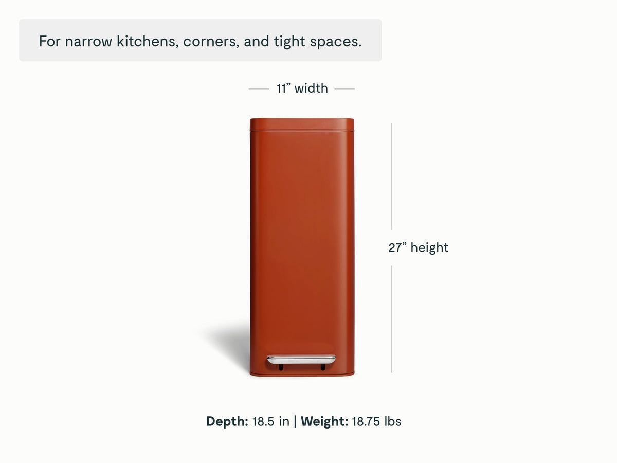 45L Slim Step Trash Can
